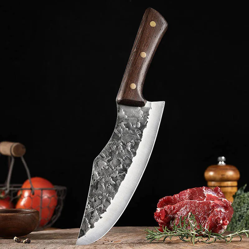 Hand Forged Kitchen Chef Knife Sharp Bone - Morning Loadout