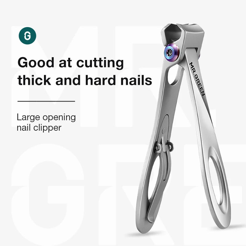 Nail Clippers Wide Jaw Opening Stainless Steel Fingernail - Morning Loadout