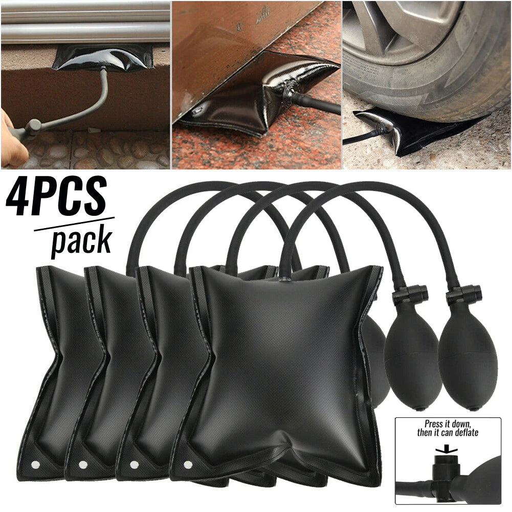 4Pcs Black Airbag Cushioned Hand Pump Locksmith Airbag - Morning Loadout