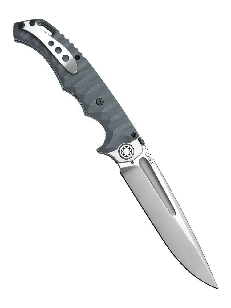 HOKC-D2 Steel folding knife G10 Handle Tactical Camping - Morning Loadout