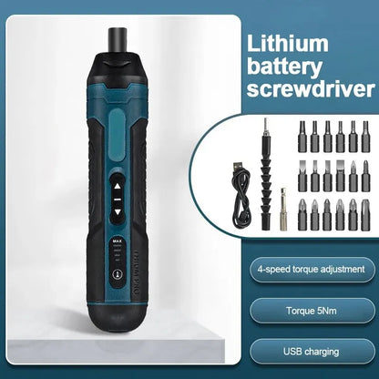 Mini Cordless Electric Screwdriver Rechargeable 1300mah - Morning Loadout