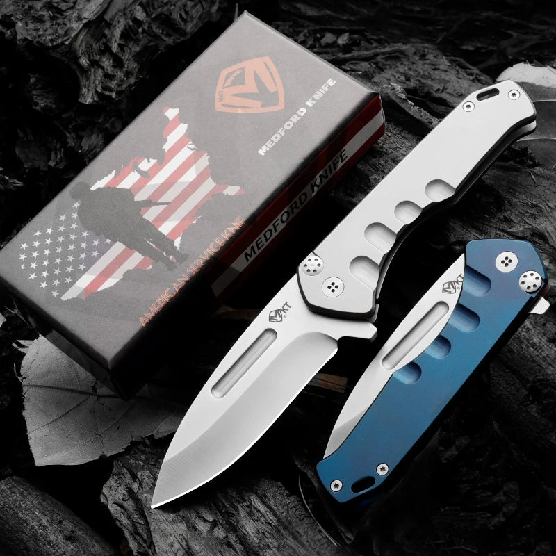 Outdoor Knife D2 Steel quick-opening folding knife - Morning Loadout