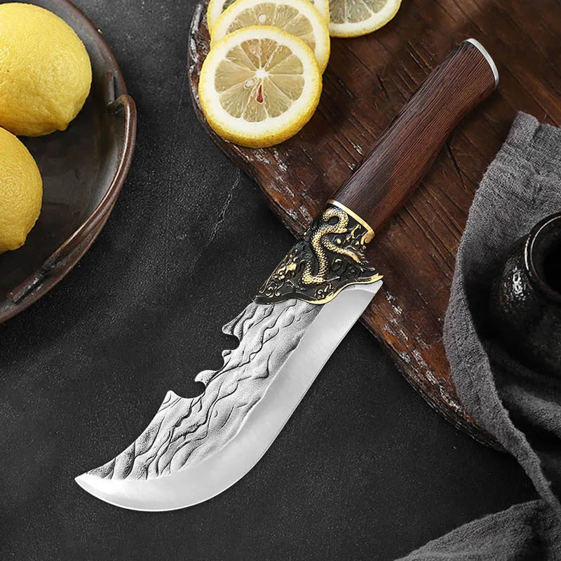 Hand Forged Kitchen Chef Knife Sharp Bone - Morning Loadout