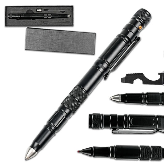 Tactical Pen - Self Defense & Multi-tool Pen with Flashlight - Morning Loadout