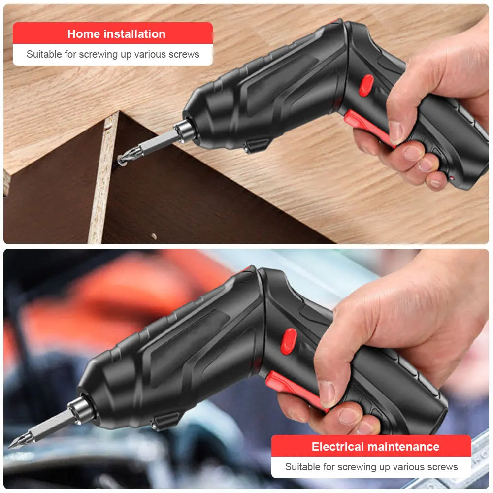 3.6V Wireless Screwdriver Drill Rechargeable Household - Morning Loadout