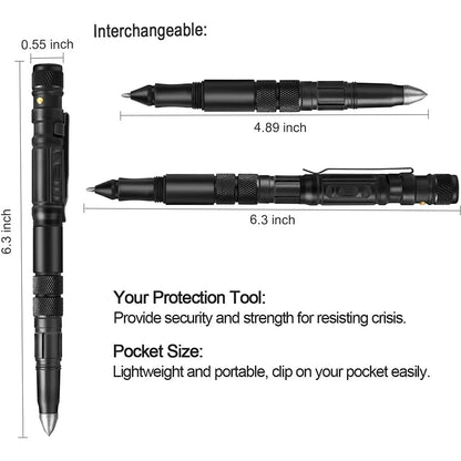 Tactical Pen - Self Defense & Multi-tool Pen with Flashlight - Morning Loadout