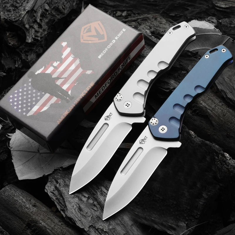 Outdoor Knife D2 Steel quick-opening folding knife - Morning Loadout