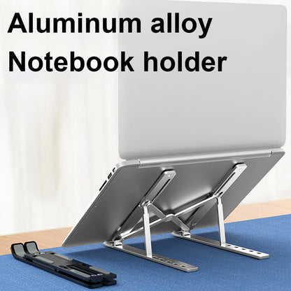 Aluminum Alloy N3 Laptop Holder Stand Adjustable Foldable Portable - Morning Loadout