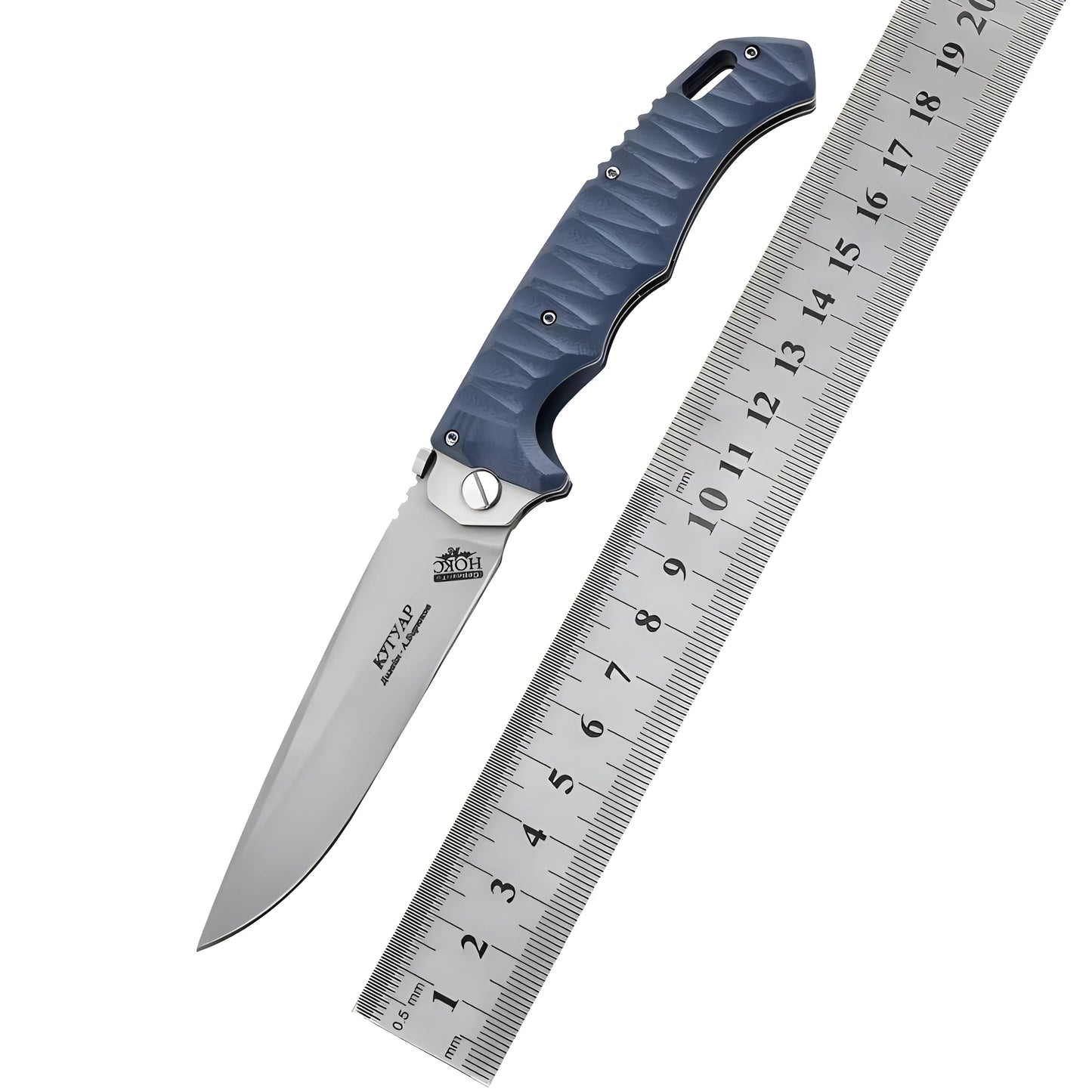 HOKC-D2 Steel folding knife G10 Handle Tactical Camping - Morning Loadout